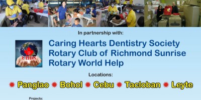 ROTARY DENTAL MISSION TO THE PHILIPPINES January 4 to January 24, 2014