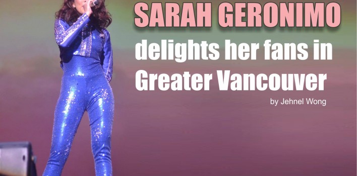 Sarah Geronimo delights her fans in Greater Vancouver