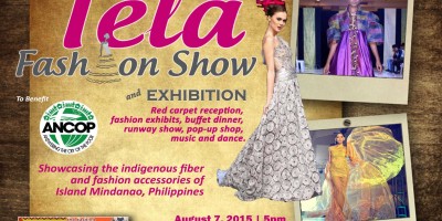 TELA Fashion Show and Exhibition Promoting Philippine Fashion August 7, 2015