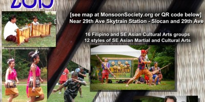 Southeast Asian Cultural Arts Festival SEACAF 2015, August 8th at Slocan Park, Vancouver, BC