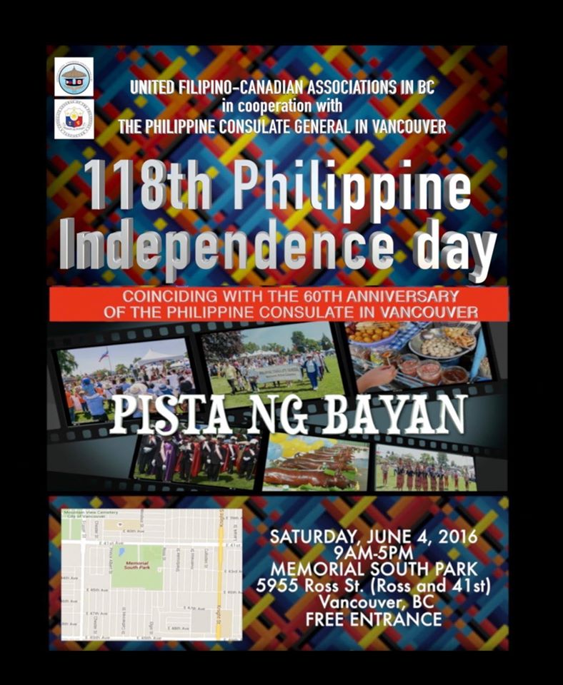 Pista Ng Bayan at Memorial South Park, Vancouver | News