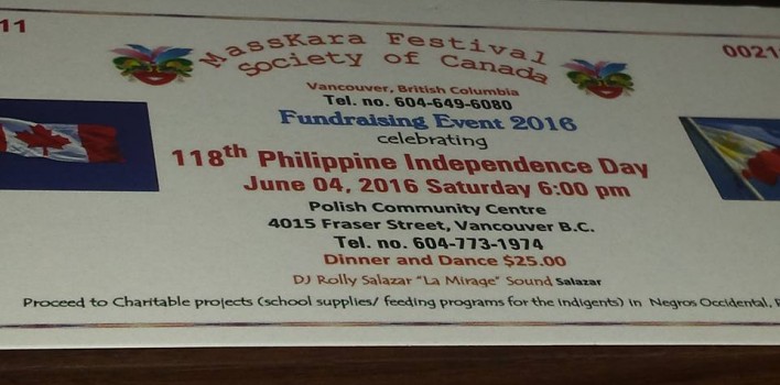 Masskara Festival Society Canada PHILIPPINE DAY CELEBRATION
