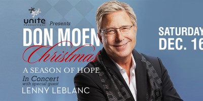 Don Moen Christmas concert in Vancouver, December 16th!