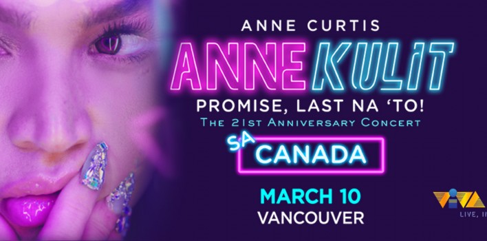 ANNE CURTIS in Vancouver Mar 10, 2019 @ The Orpheum
