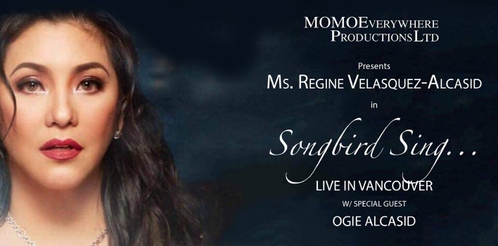 Regine Velasquez Alcasid In  “Song Bird Sings” Live in Vancouver