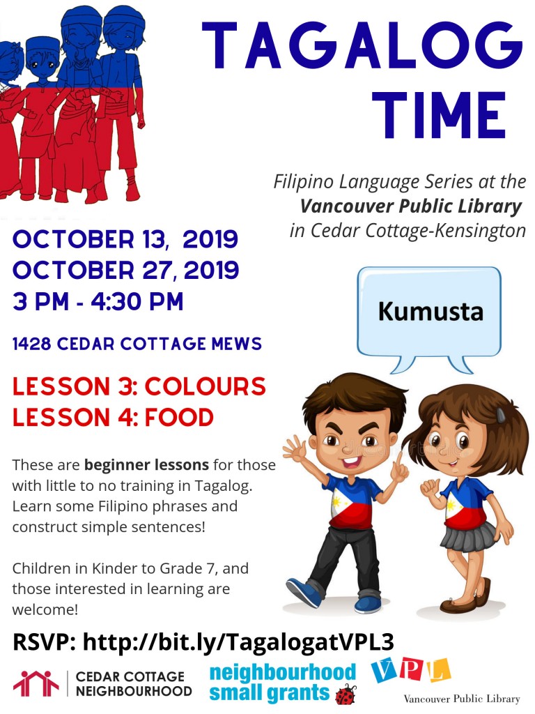 Tagalog Time - October 2019