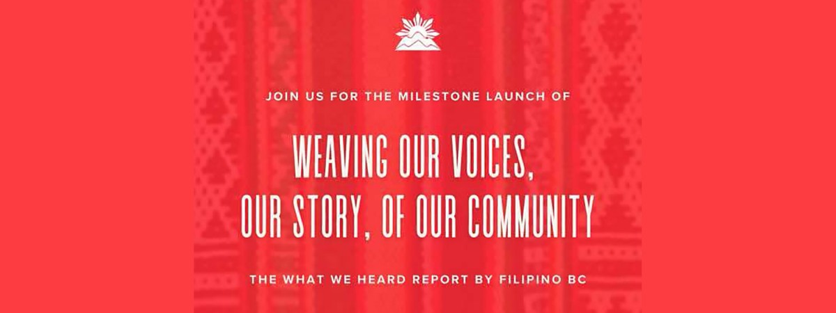 Filipino BC presents milestone report regarding the Filipino community and cultural centre in Vancouver