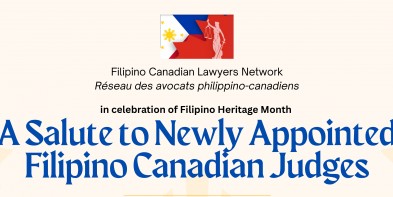 A Salute to Newly Appointed Filipino Canadian Judges