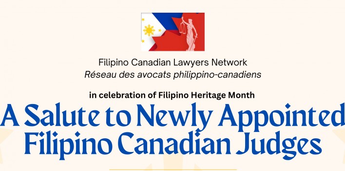 A Salute to Newly Appointed Filipino Canadian Judges